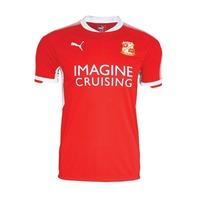 2017-2018 Swindon Town Home Football Shirt