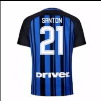 2017-18 Inter Milan Home Shirt (Santon 21)