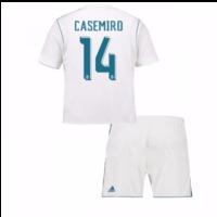 2017-18 Real Madrid Home Mini Kit (Casemiro 14)