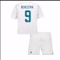 2017-18 Real Madrid Home Mini Kit (Benzema 9)