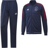 2017 2018 ajax adidas pes tracksuit dark blue