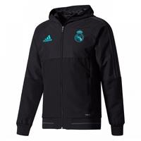 2017 2018 real madrid adidas presentation jacket black