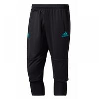 2017-2018 Real Madrid Adidas Three Quarter Length Pants (Black)