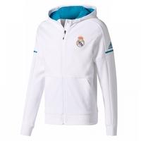 2017-2018 Real Madrid Adidas Anthem Jacket (White)