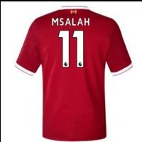 2017-18 Liverpool Home Short Sleeve Shirt (M Salah 11)