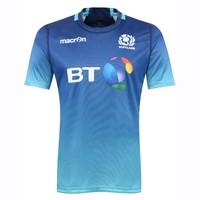 2016-2017 Scotland Macron Rugby Training Jersey (Turquoise)