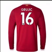 2017-18 Liverpool Home Long Sleeve Shirt (Grujic 16)