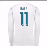 2017-18 Real Madrid Long Sleeve Home Shirt - Kids (Bale 11)