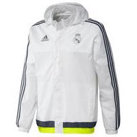 2015 2016 real madrid adidas allweather jacket white