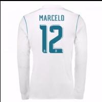 2017-18 Real Madrid Long Sleeve Home Shirt (Marcelo 12)