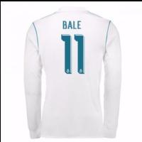 2017-18 Real Madrid Long Sleeve Home Shirt (Bale 11)