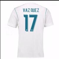 2017 18 real madrid home shirt kids vazquez 17