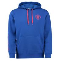 2016 2017 man utd adidas core cotton hoody royal blue