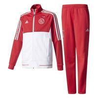 2017-2018 Ajax Adidas PES Tracksuit (Red)