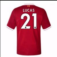 2017-18 Liverpool Home Short Sleeve Shirt (Lucas 21)