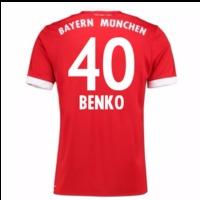 2017-18 Bayern Munich Home Short Sleeve (Kids) (Benko 40)