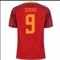 2017-18 Roma Home Shirt - Kids (Dzeko 9)