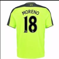 2016-17 Liverpool 3rd Shirt (Moreno 18) - Kids