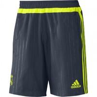 2015-2016 Real Madrid Adidas Woven Shorts (Grey) - Kids