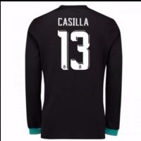 2017-18 Real Madrid Away Long Sleeve Shirt - Kids (Casilla 13)