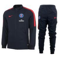 2016 2017 psg nike knit tracksuit navy kids