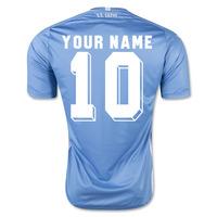 2015-2016 Lazio Authentic Home Shirt (Your Name)