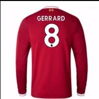 2017 18 liverpool home long sleeve shirt gerrard 8