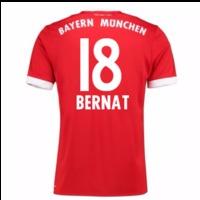 2017 18 bayern munich home short sleeve shirt bernat 18