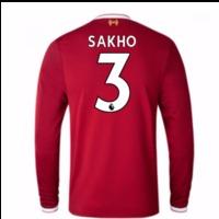 2017-18 Liverpool Home Long Sleeve Shirt (Kids) (Sakho 3)