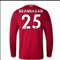 2017 18 liverpool home long sleeve shirt brannagan 25