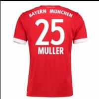 2017 18 bayern munich home short sleeve shirt muller 25