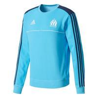 2017-2018 Marseille Adidas Sweat Top (Blue)