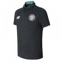 2017 2018 celtic training polo shirt black kids