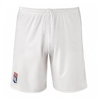 2017-2018 Olympique Lyon Adidas Home Shorts (White) - Kids