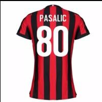 2017-2018 AC Milan Womens Home Shirt (Pasalic 80)