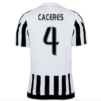 2015-16 Juventus Home Shirt (Caceres 4)