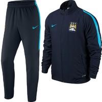 2015 2016 man city nike woven tracksuit obsidian kids