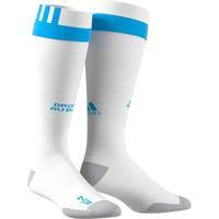 2017-2018 Olympique Marseille Adidas Home Football Socks (White)