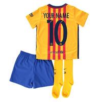 2015-16 Barcelona Away Baby Kit (Your Name)