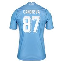 2015-2016 Lazio Authentic Home Shirt (Candreva 87)