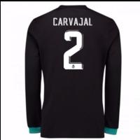 2017-18 Real Madrid Away Long Sleeve Shirt - Kids (Carvajal 2)