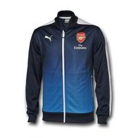 2016 Arsenal Puma Stadium Jacket (Black Iris)