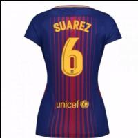 2017-2018 Barcelona Womens Home Shirt (Suarez 6)