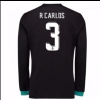 2017-18 Real Madrid Away Long Sleeve Shirt - Kids (R Carlos 3)