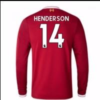 2017 18 liverpool home long sleeve shirt henderson 14