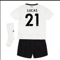 2017 18 liverpool away mini kit lucas 21