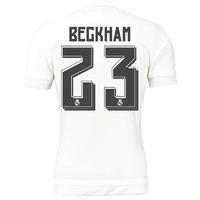 2015-16 Real Madrid Home Shirt (Beckham 23) - Kids