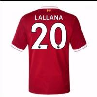 2017-18 Liverpool Home Short Sleeve Shirt (Lallana 20)