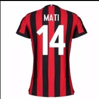 2017-2018 AC Milan Womens Home Shirt (Mati 14)