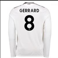 2017 18 liverpool away long sleeve shirt gerrard 8 kids